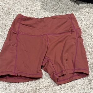 Women's Rust Athletic Shorts